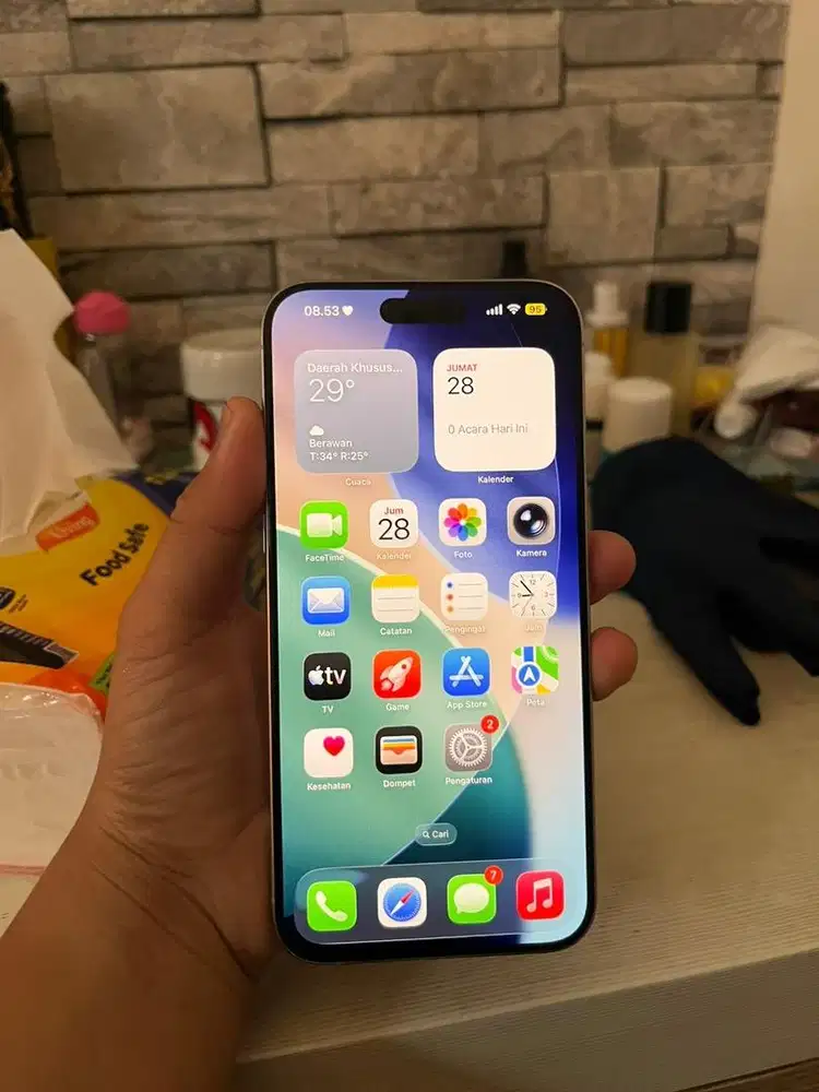 Iphone 15 Pro Max Resmi ibox 256 gb Fullset Mulus