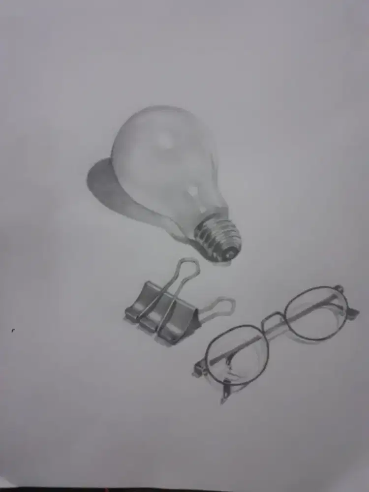 Jual lukisan pensil A3