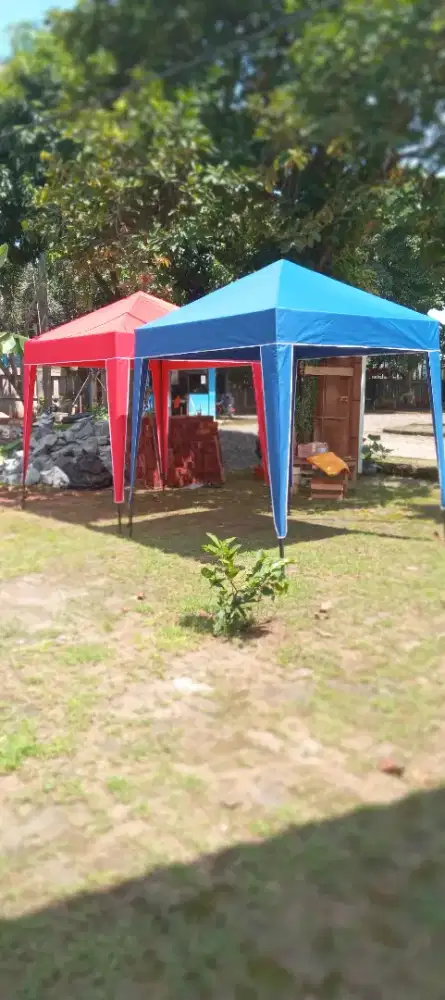 Tenda stand cafe bongkar pasang dn lipat