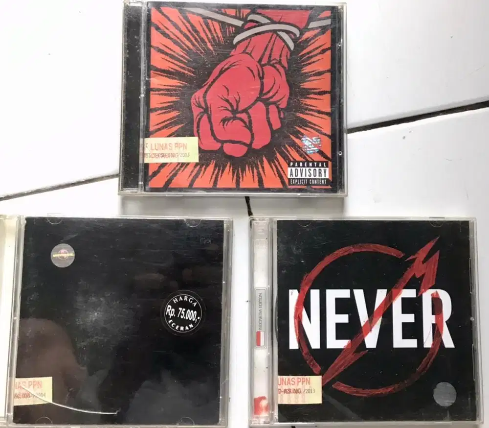 4 pcs audio CD METALLICA albums