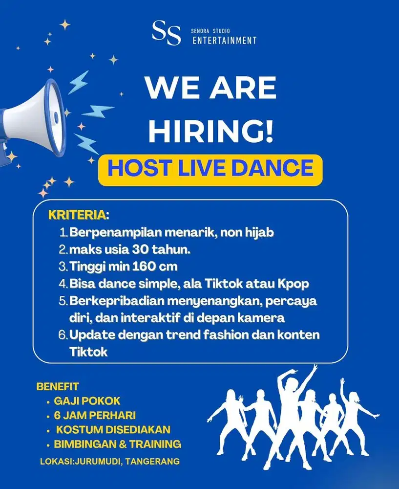 Lowongan kerja host live