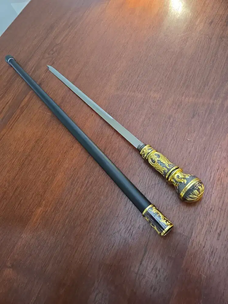 PEDANG TONGKAT JALAN ELDORIA WALKING SWORD CANE