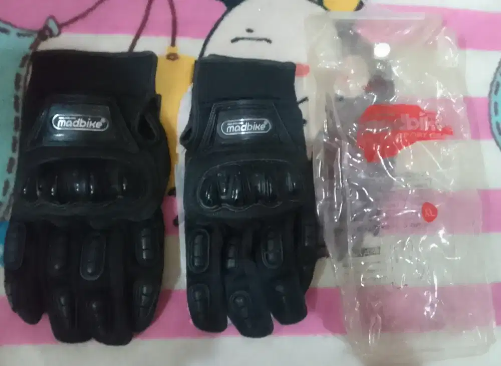 Sarung tangan motor pria(fullfingers)size XL