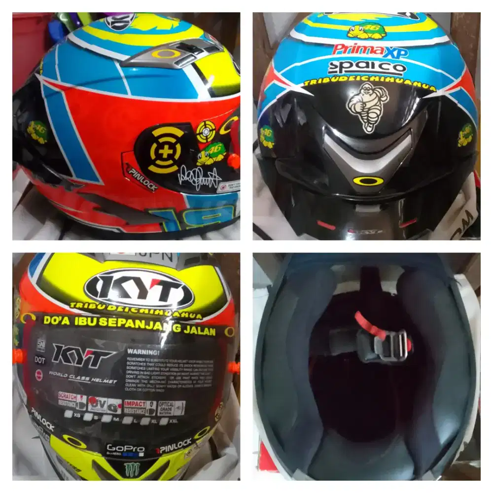 Helm KYT vendetta 2 motif Xavier Simeone size M