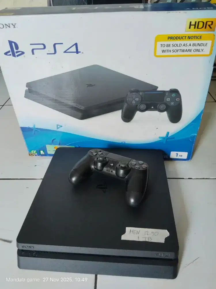 Ps4 Slim seri 22 1tb, murah fullgame