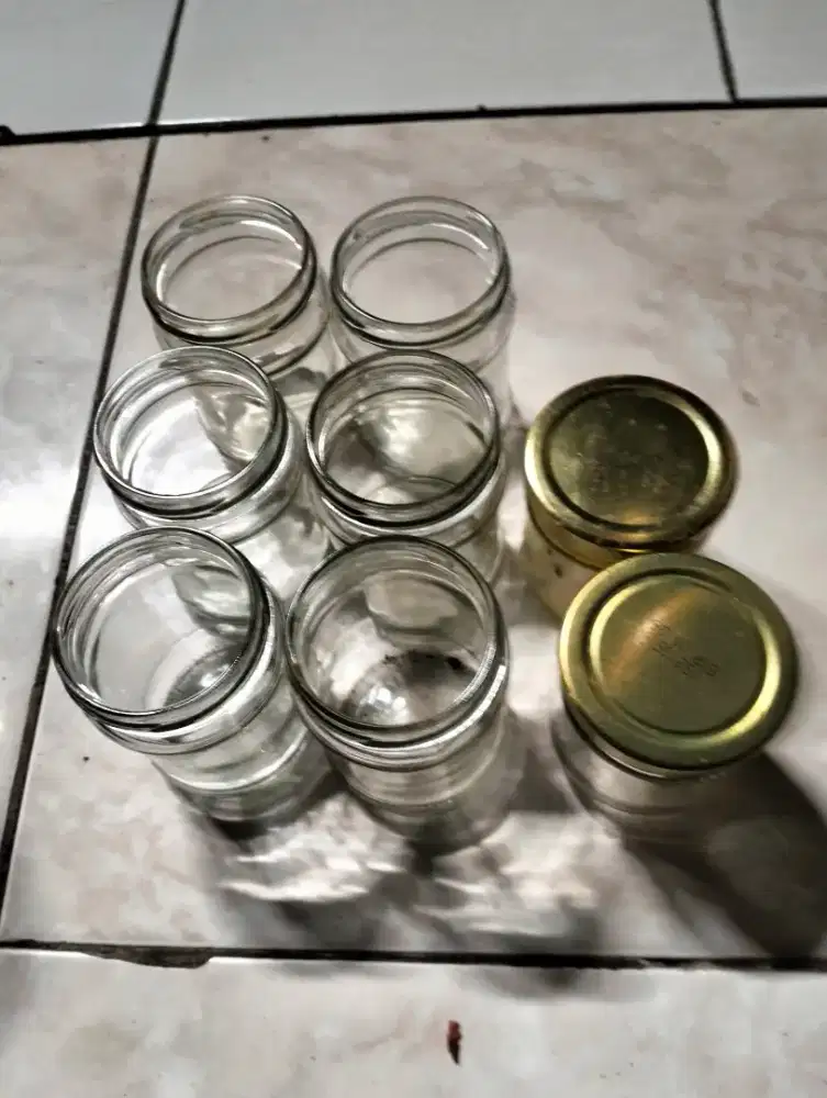 8 botol selai untuk ikan cupang