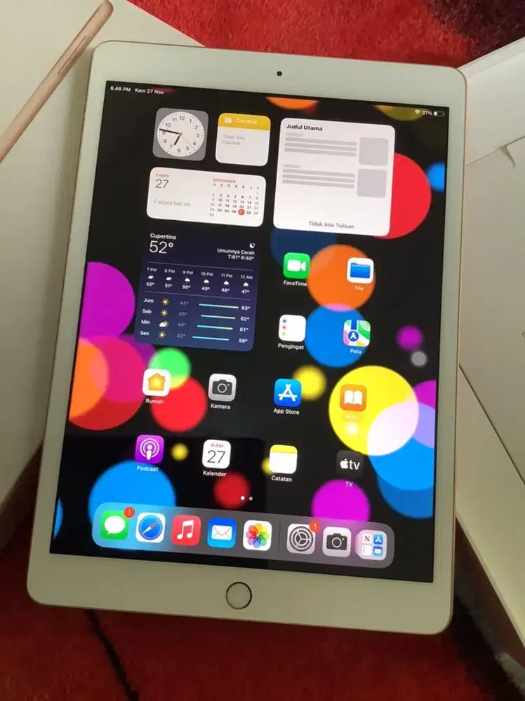 iPad Generasi 8 2020 iBox Rose Gold Wifi Only 32GB