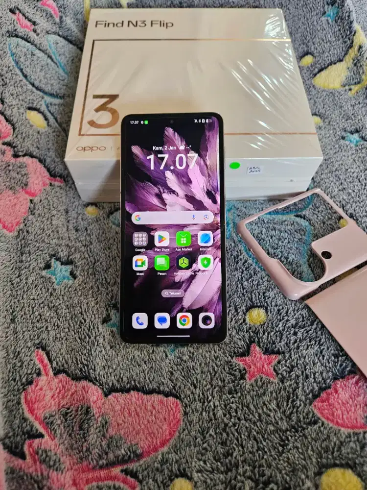 Oppo find N3 flip 12/256gb fullset resmi indonesia
