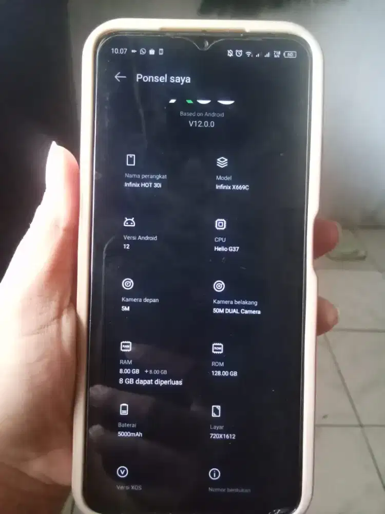 Jual hp infinix hot 30i