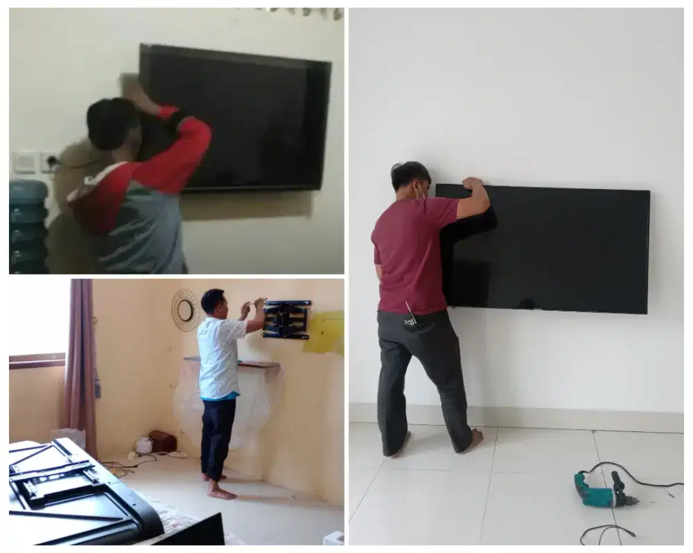 Braket +pasang 32-43inc bracket breket terima rapih