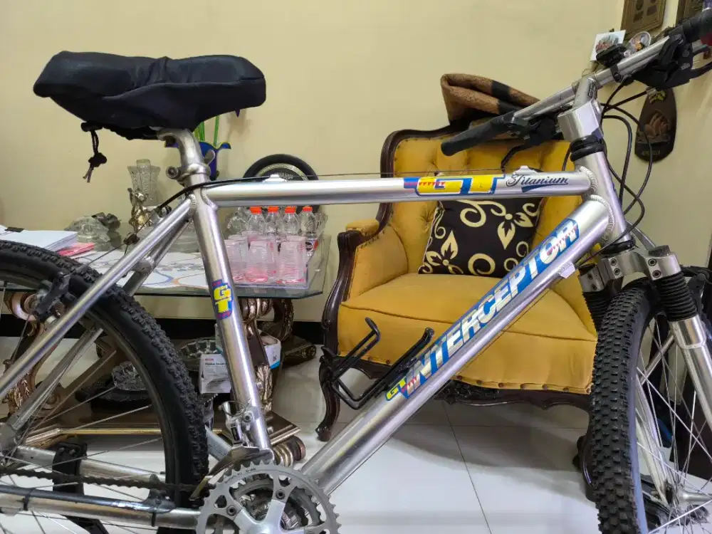 JUAL SEPEDA BEKAS VINTAGE (rangka TITANIUM)