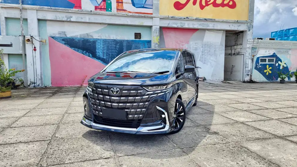 [KM 3.000]TOYOTA ALPHARD 2.5 HEV MODELLISTA HYBRID TSS AT HITAM 2024