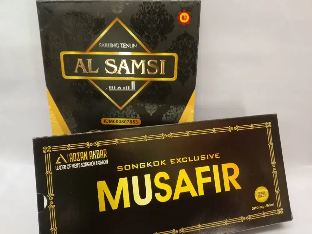 Promo spesial sarung al-samsi beli 1 gratis 1songkok peci