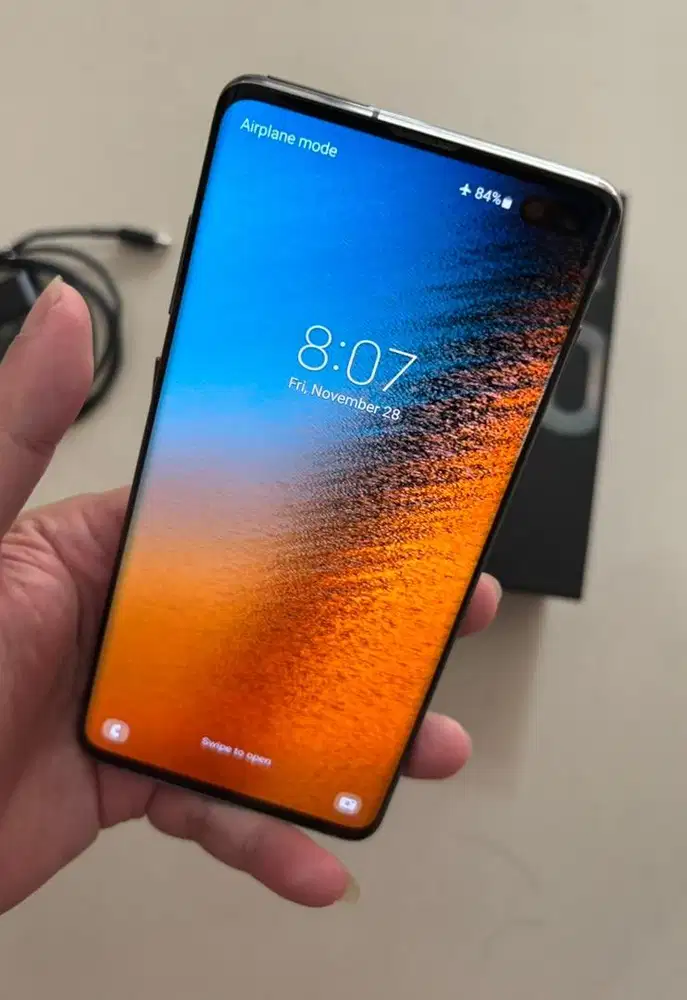 S10 plus 8/128 Black Prism