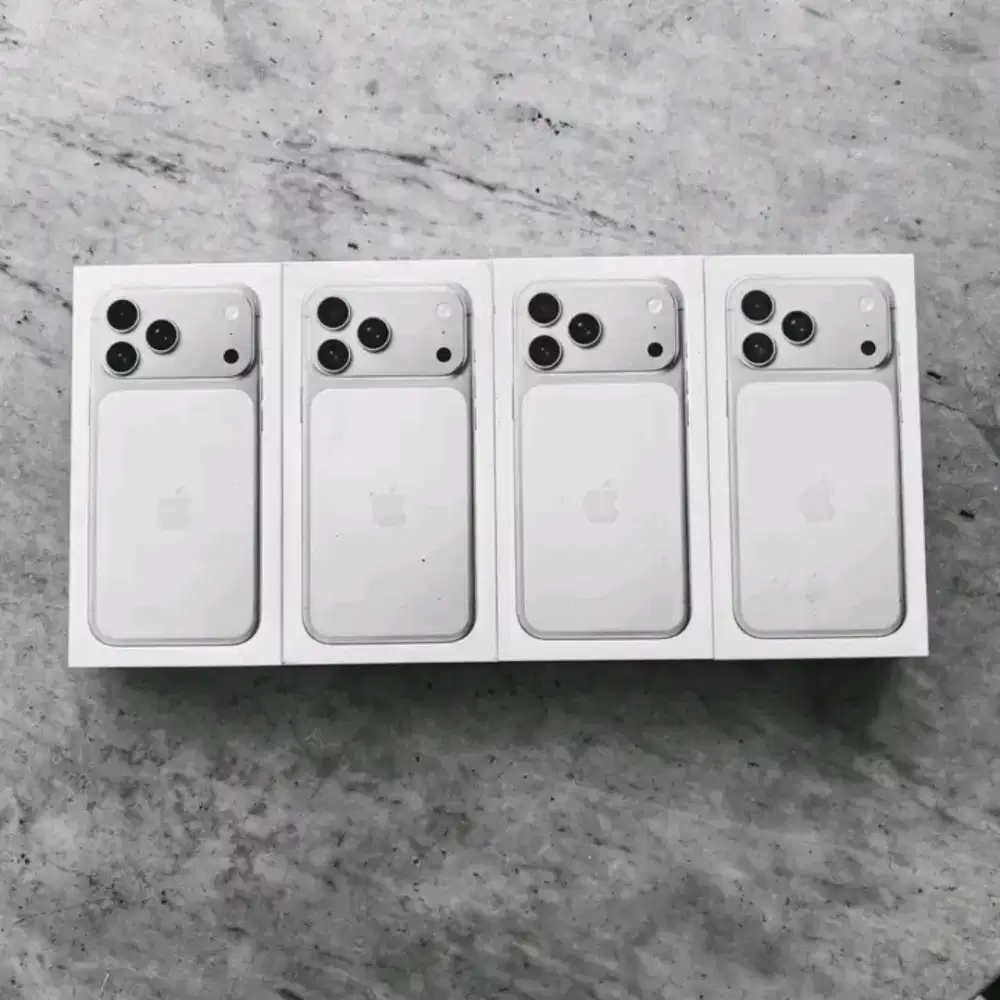 iPhone 17 Pro & 17 Pro Max 256GB Silver Resmi