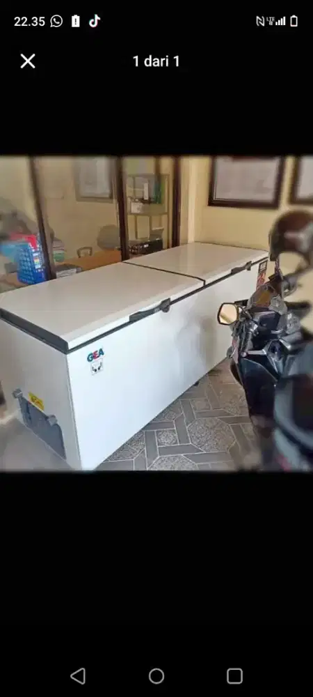 Frezer 1200 liter merek gea ori