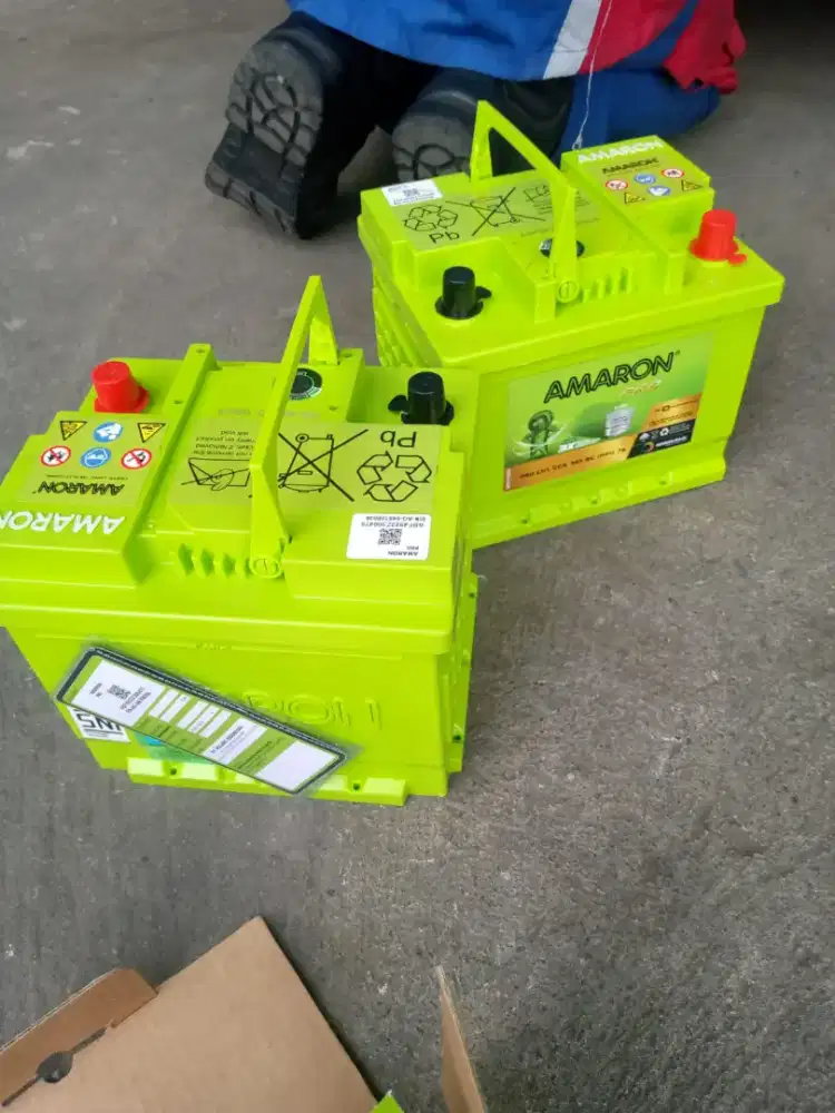 Aki amaron 12v 45 amphere ada 4biji