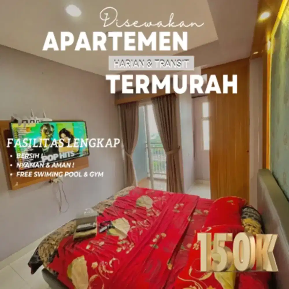 Sewa apartemen BASSURA CITY Harian/Transit Termurah