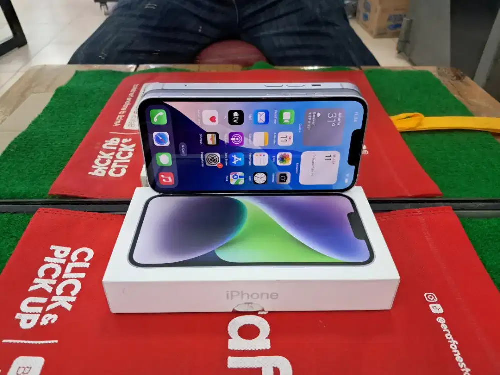 Iphone 14 128 GB Resmi mulus no minus lengkap
