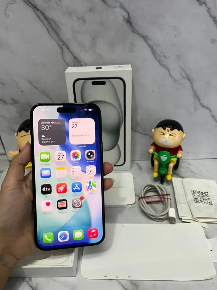 Iphone 15+ 128 ex ibox Fullset