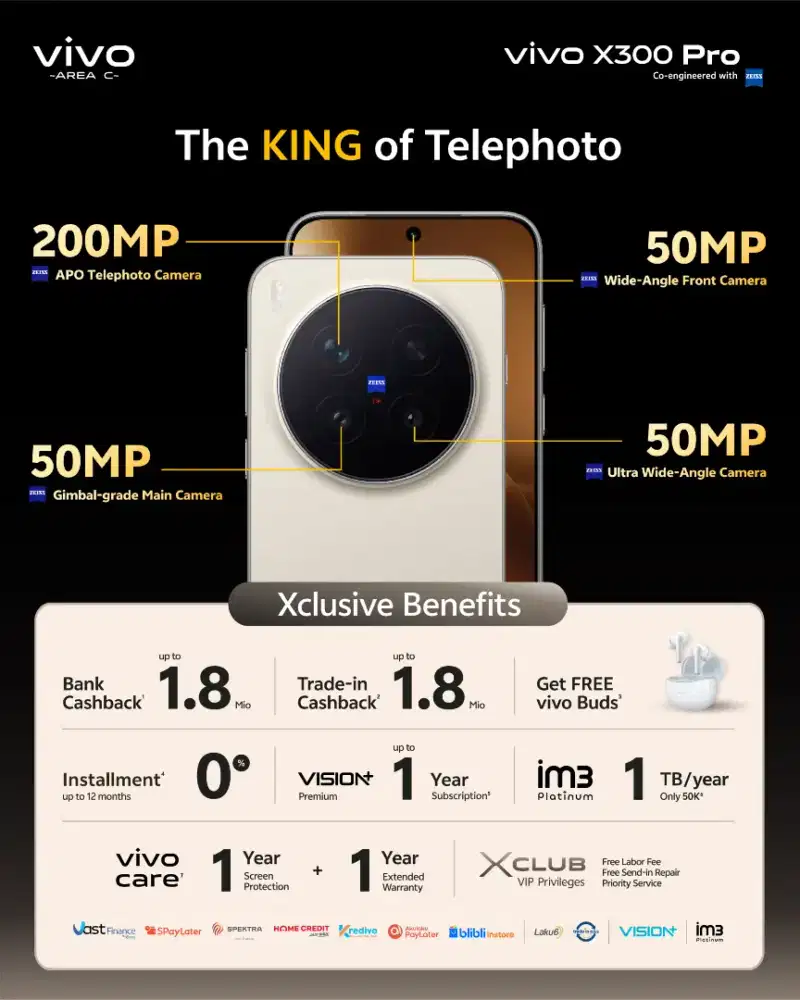 VIVO X300 SERIES 200MP CAMERA APO TELEPHOTO