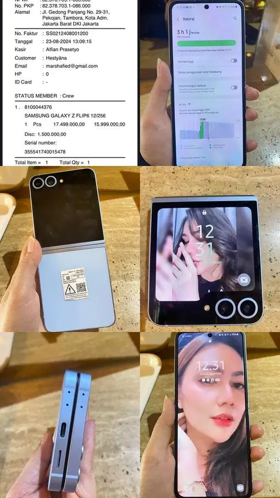 Nego Tipis Samsung Galaxy Z Flip 6 12 / 256 GB