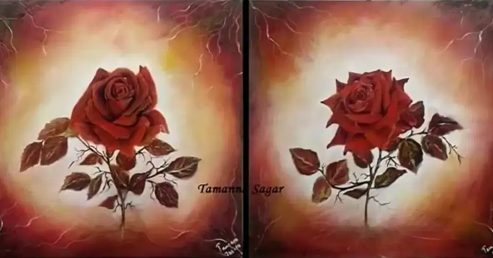 Lukisan minyak original dari artist international