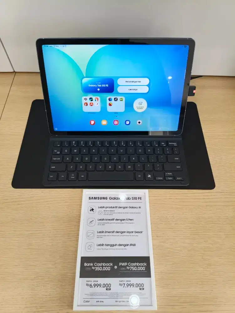 Tab Samsung galaxy s10fe