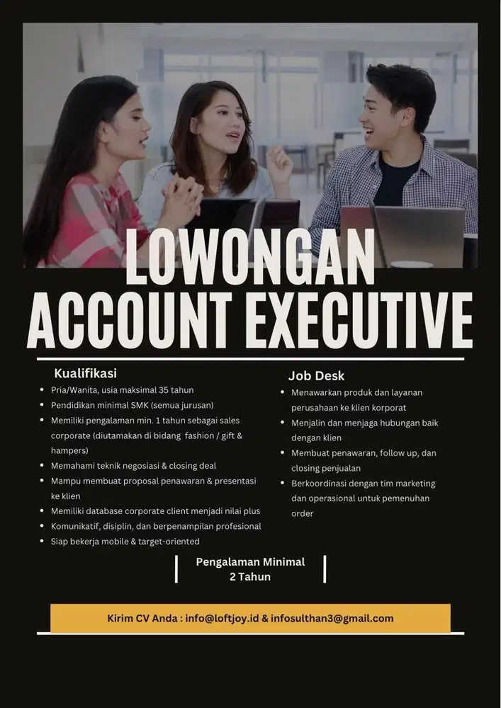 Lowongan Sales Sport Fashion