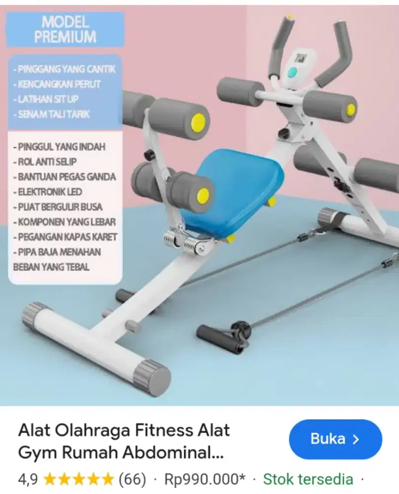 Alat fitnes pengecil perut