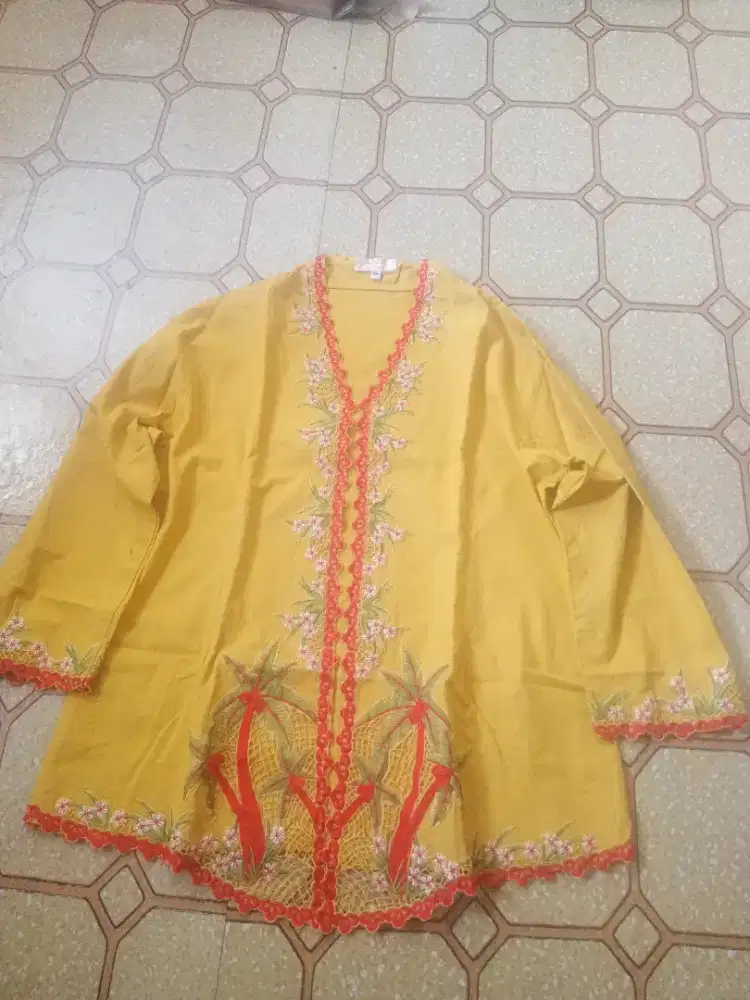 Kebayar bordir lengan panjang