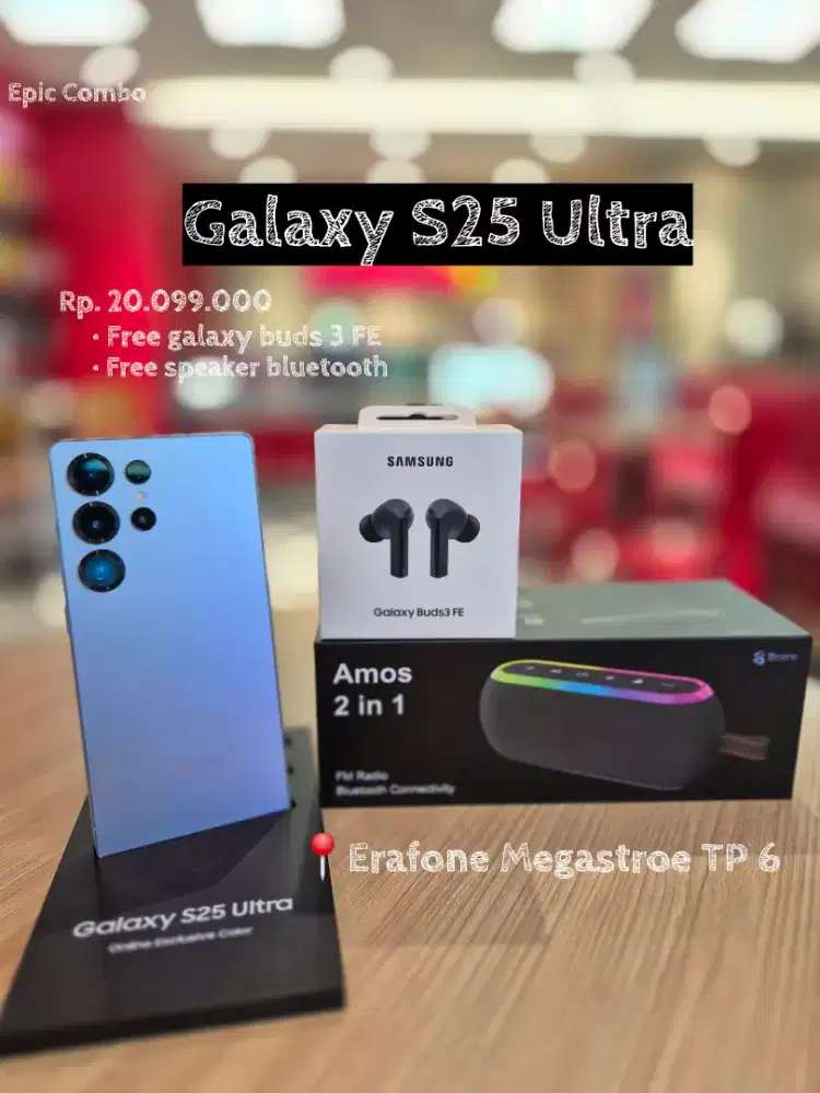 Samsung galaxy S25 ultra free buds 3 fe