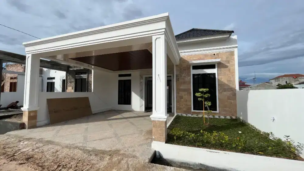 Rumah cluster tengah Kota Pekanbaru dekat RS Awalbross dan UNRI