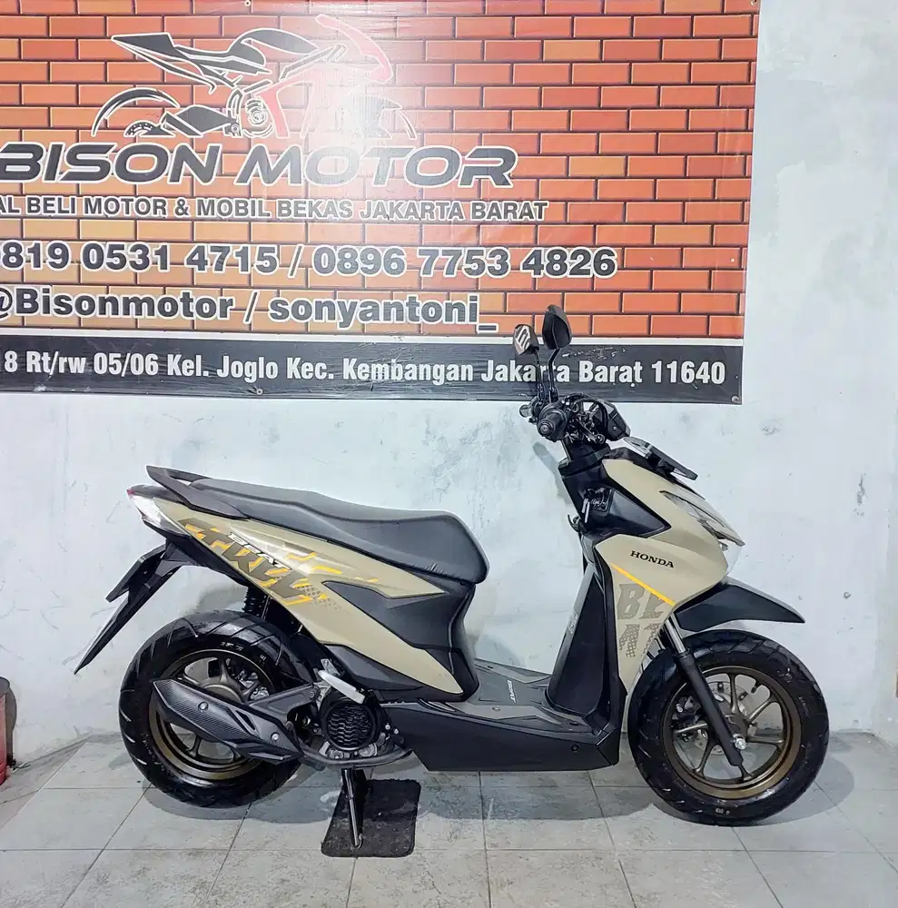 HONDA NEW BEAT STREET DONAT CBS LED 110 TAHUN 2025 ISTIMEWA COKLAT