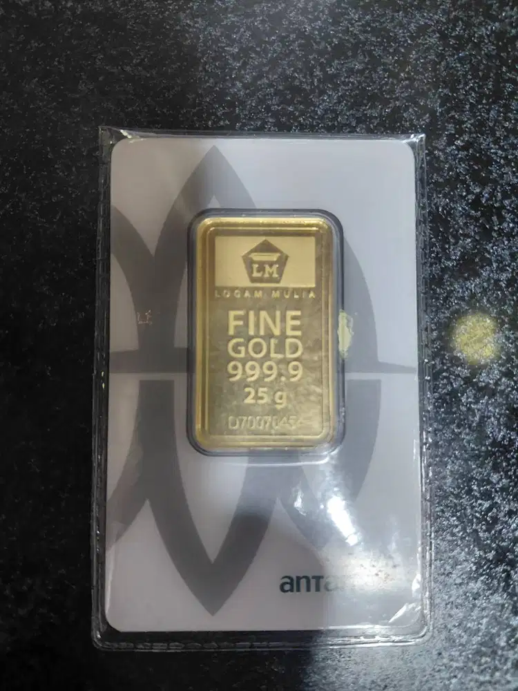 Logam mulia antam 25gr certieye