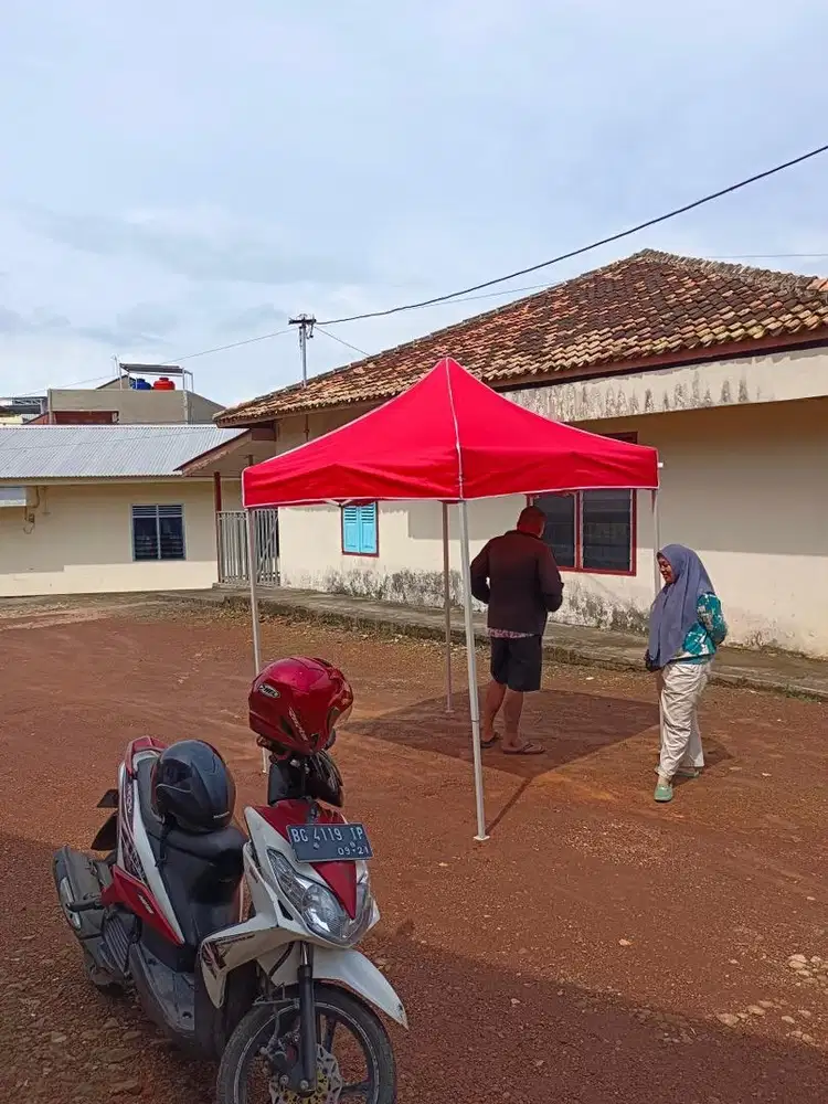 Tenda lipat 2x2 meter bahan bagus ready stok Palembang bisa cod