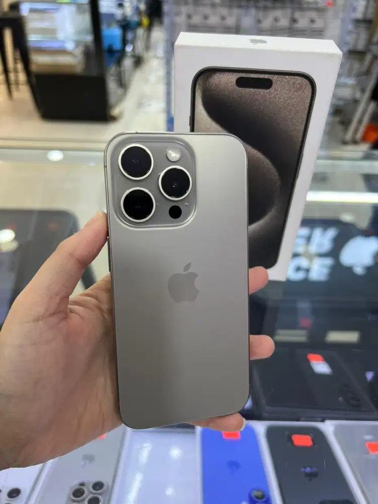 SECOND IPHONE 15 PRO 128GB EX IBOX MULUS FULLSET