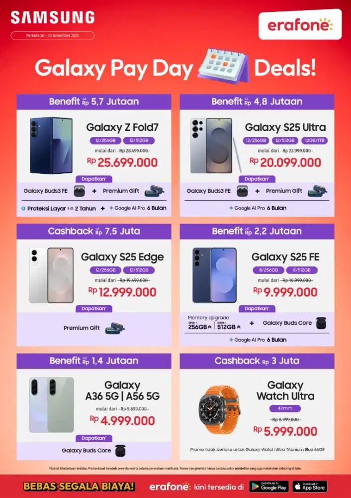 PROMO SPECIAL GAJIAN | A36 5G Mulai Rp.4.999.000 Free Buds Core