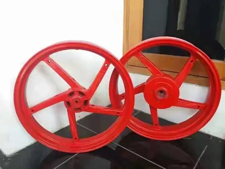 velg V-Rossi tapak lebar, depan belakang cakram simpanan