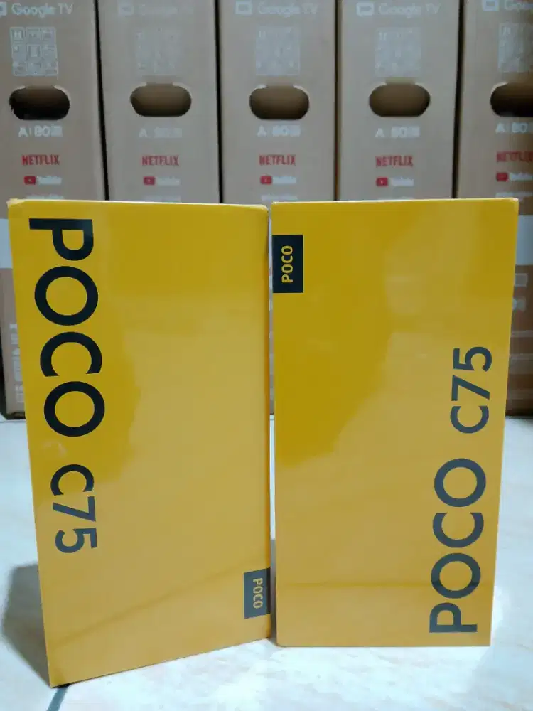 Poco C75 ram 6/128gb baru murah