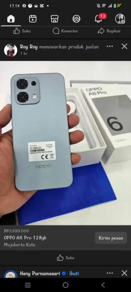 OPPO A6 Pro 4G RAM 8+8/ROM 256