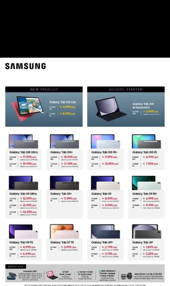 Kredit hp dan tab samsung tanpa dp