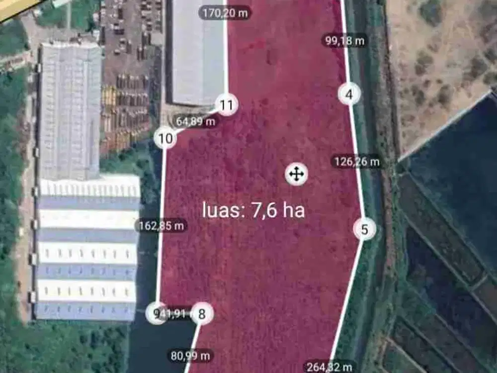 Dijual Tanah Kaliwungu Kendal Siap Bangun 7 Hektar Zona Industri Semarang