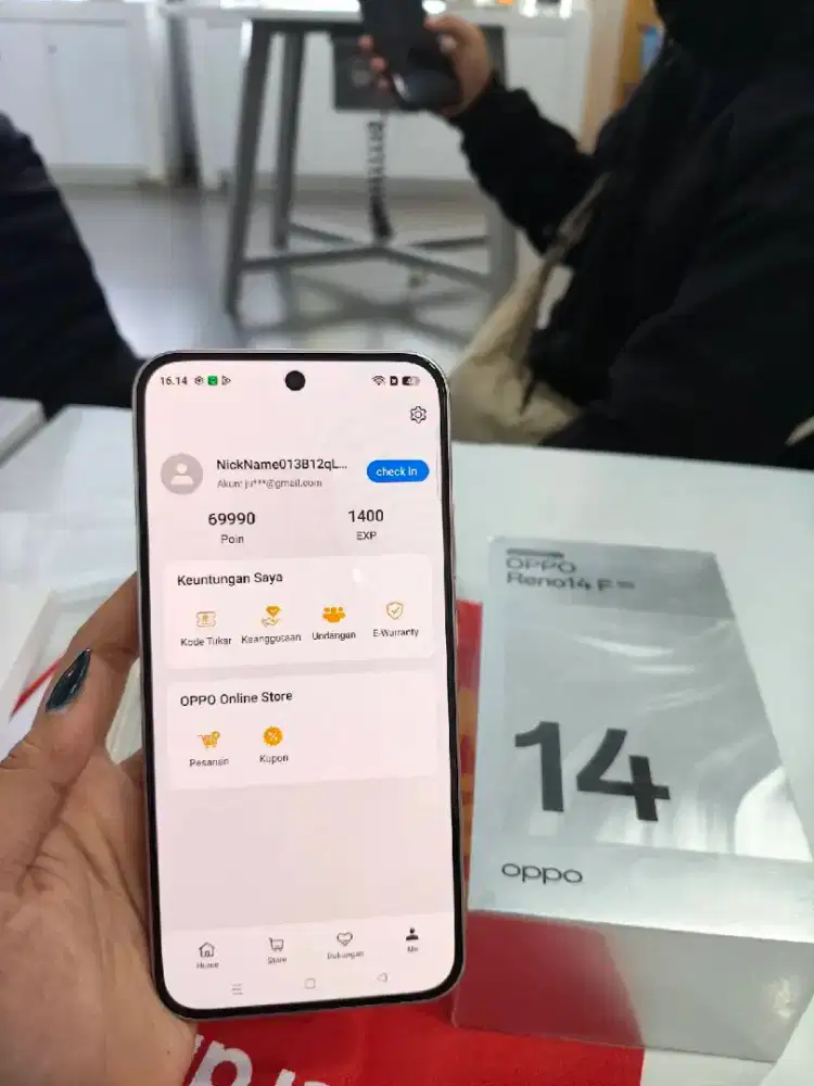 OPPO RENO 14F 5G 8/256 READY