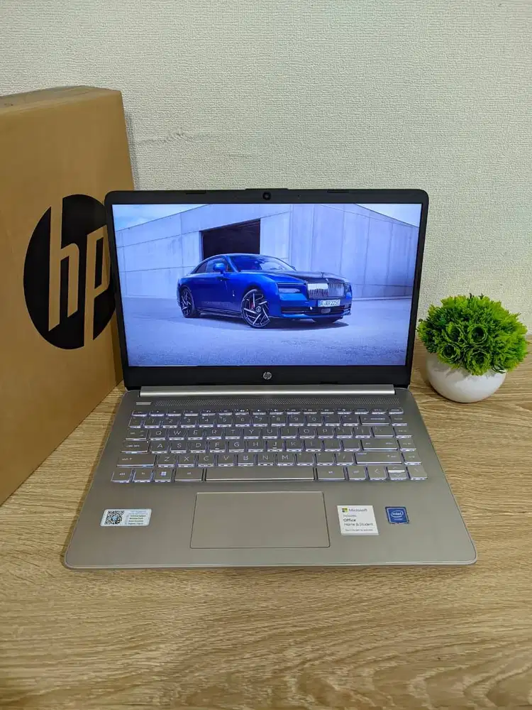 LAPTOP HP 14S-DQ0508TU INTEL N4120 RAM 4GB SSD 256GB 14 MULUS MURAH