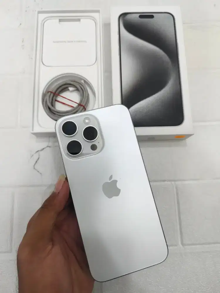 Iphone 15 Pro Max 256gb white ex ibox PA/A bh 86%