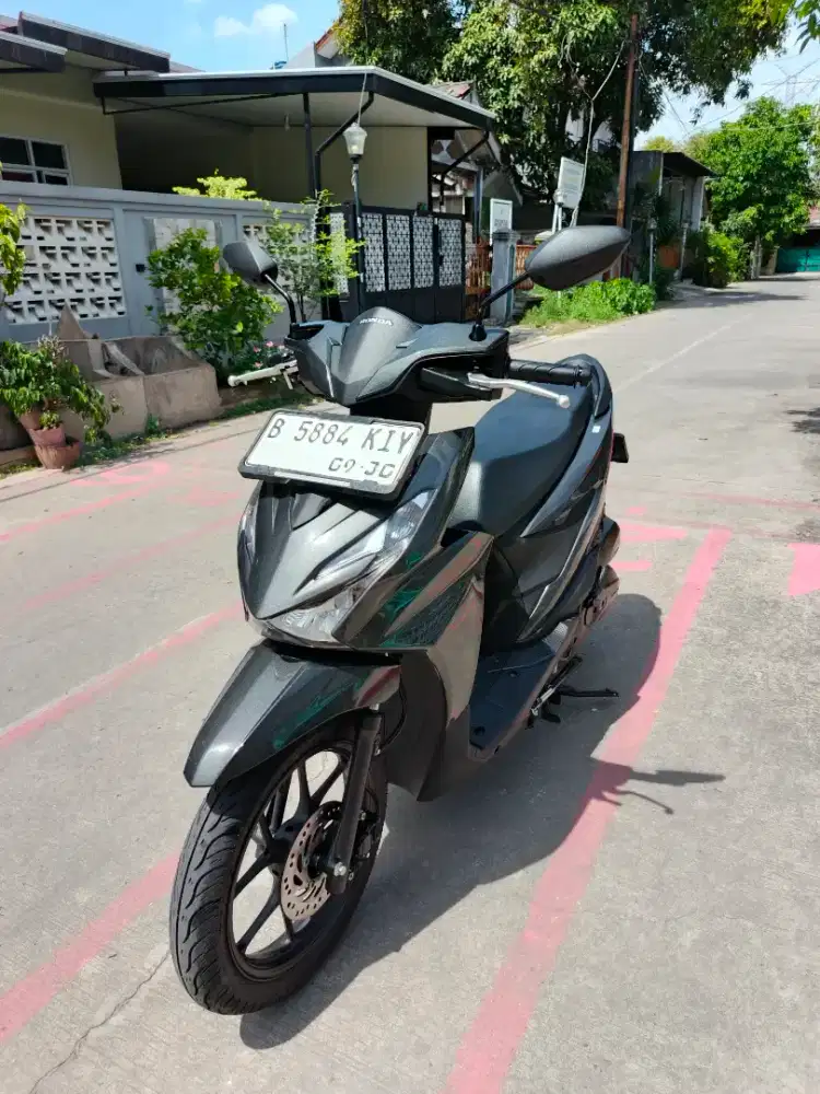 NEW HONDA BEAT DELUXE CBS ISS 2024 HITAM (GRESS)