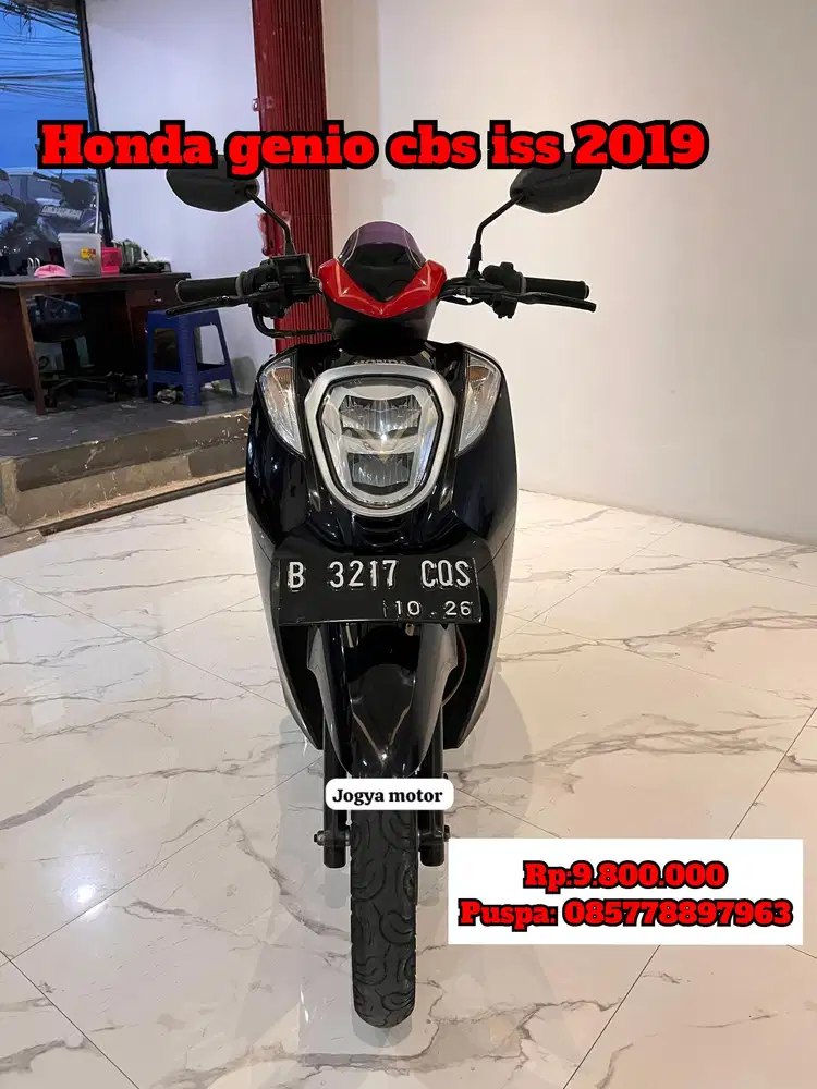 (B) honda genio iss 2019