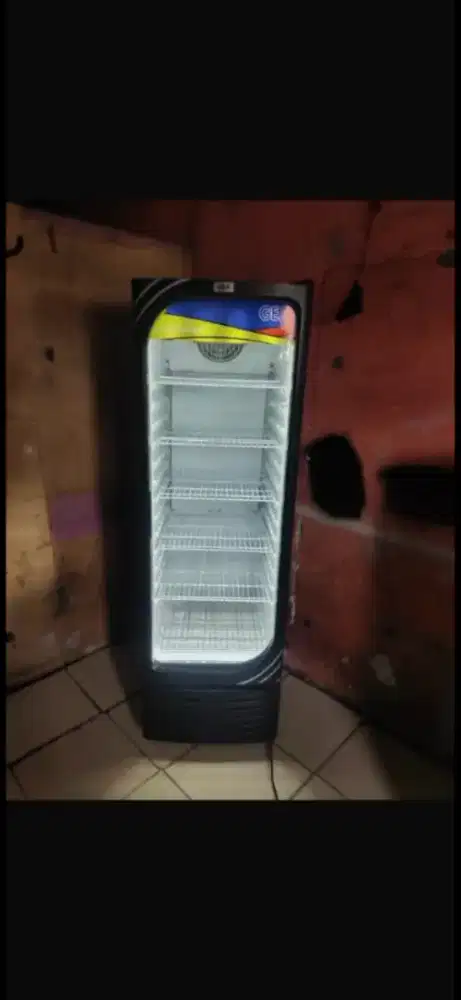Jual bu showcase kulkas pendingin ukuran 5 rak merk GEA