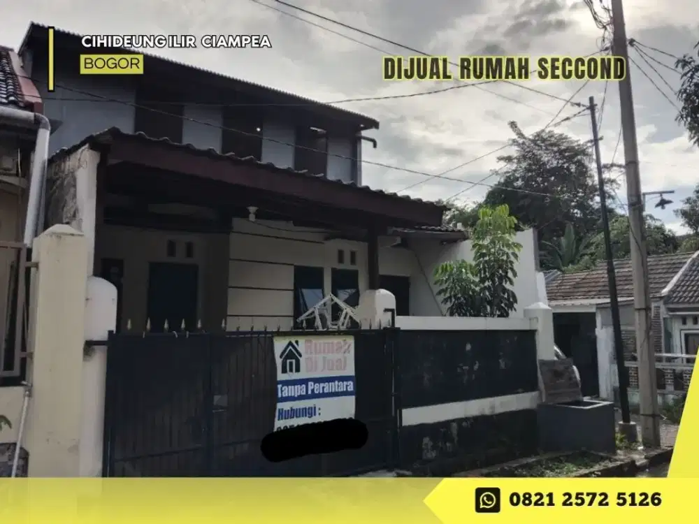 Jual Rumah CASH 2lantai 395JT dkt Kampus IPB di Taman Dramaga Permai 3